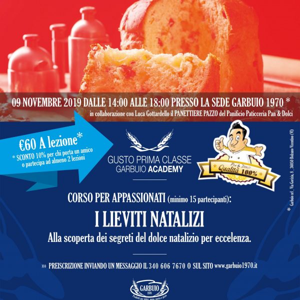 SABATO 09 NOVEMBRE_I LIEVITATI NATALIZI